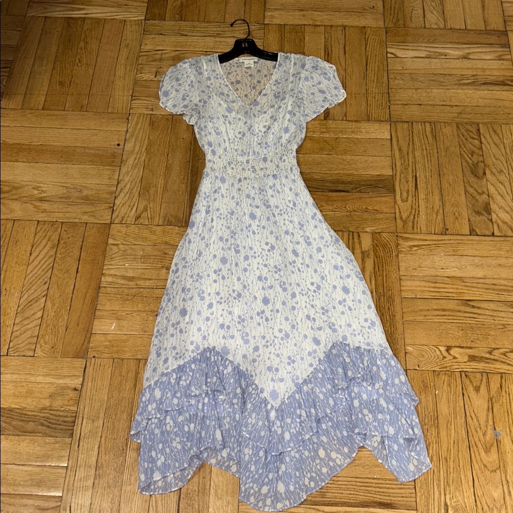 Club Monaco Printed Ruffle Dress - Picture 5 of 8